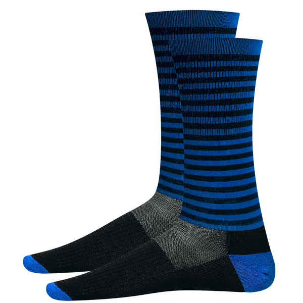 Striped Blue Black